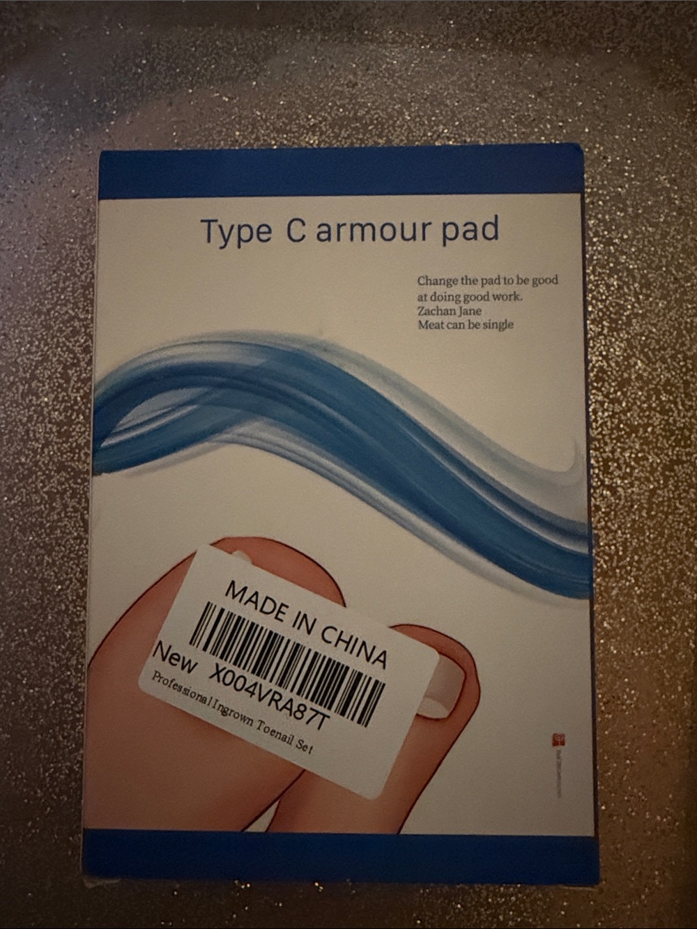 Ingrown toenail corrector set.